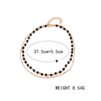 Zarte handwerkliche Gold Halskette