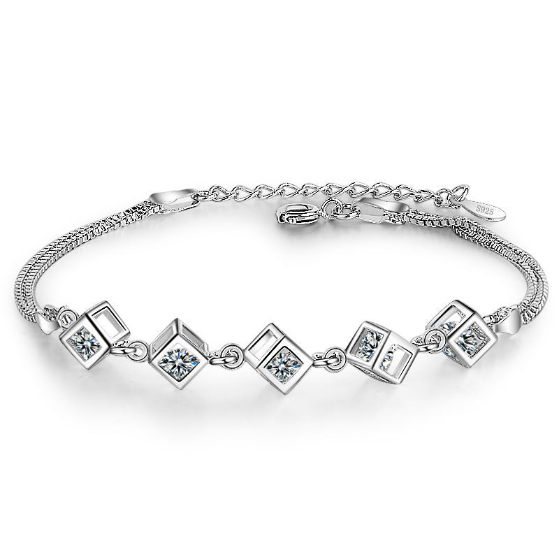 Romantische Silber Armband für besondere Momente