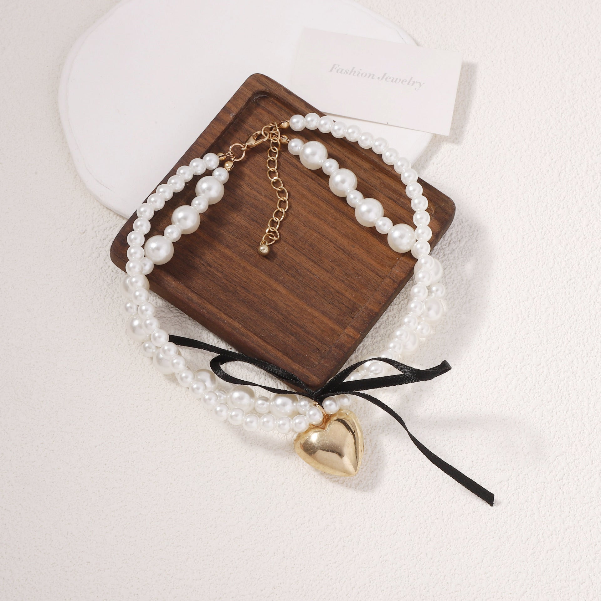 Romantische Perlen Halskette für besondere Momente