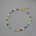 Zarte handwerkliche Halskette