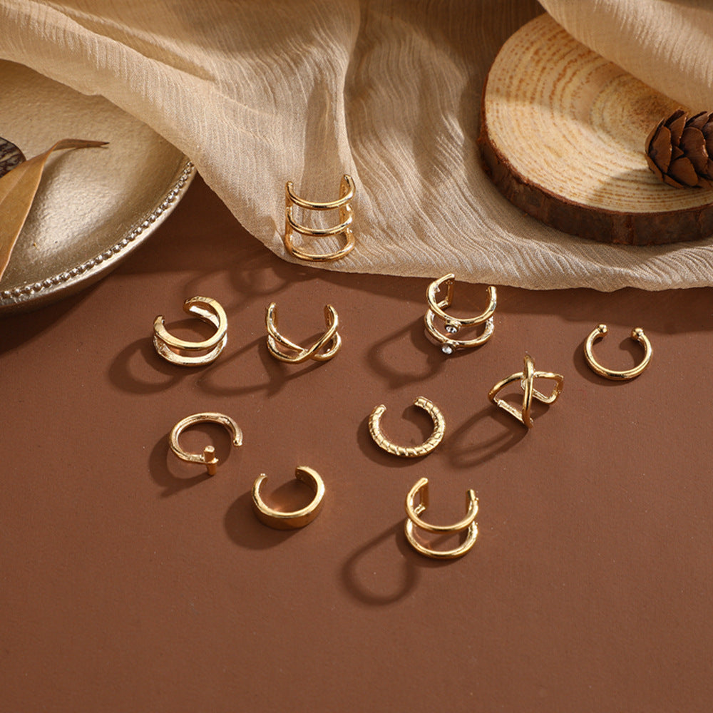 Atemberaubende Gold Schmuckset für den Alltag