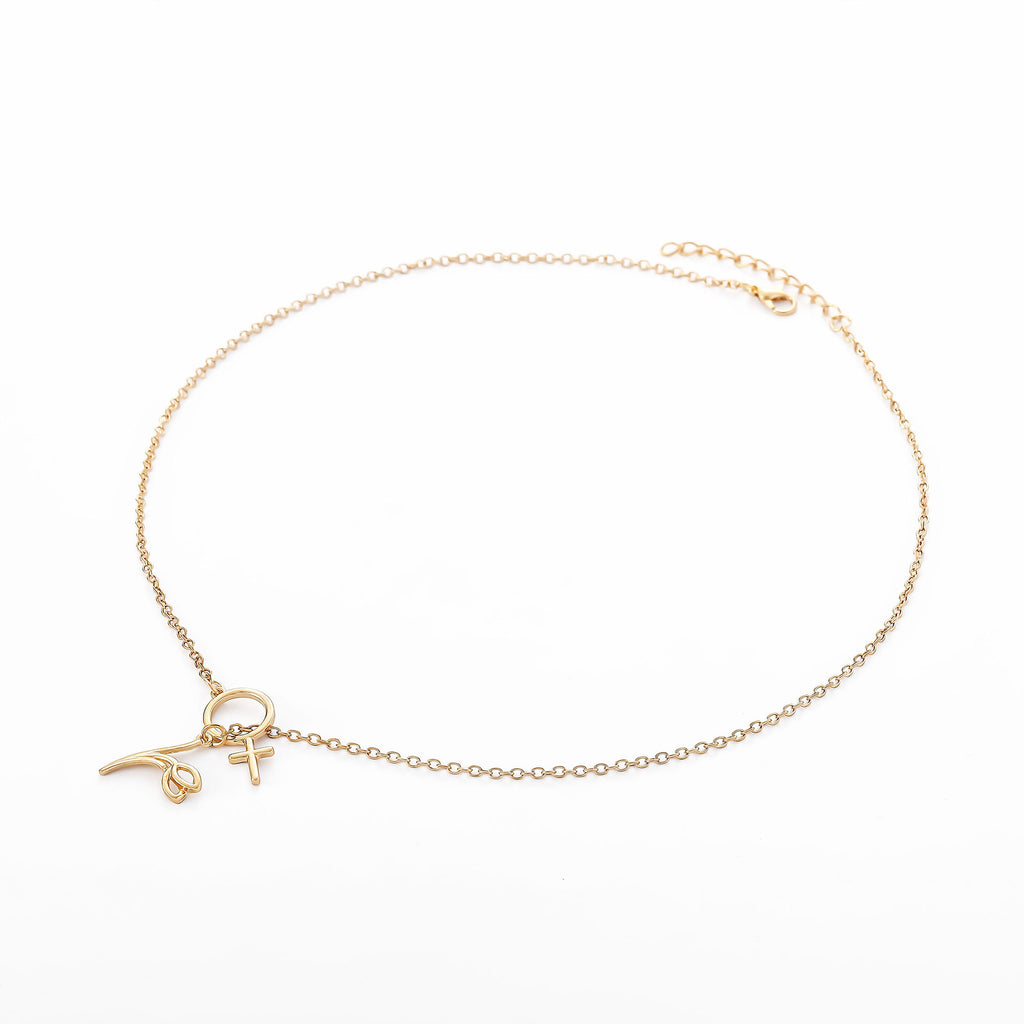 Romantische Gold Halskette für besondere Momente