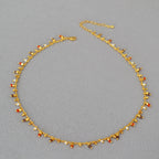 Zarte handwerkliche Halskette