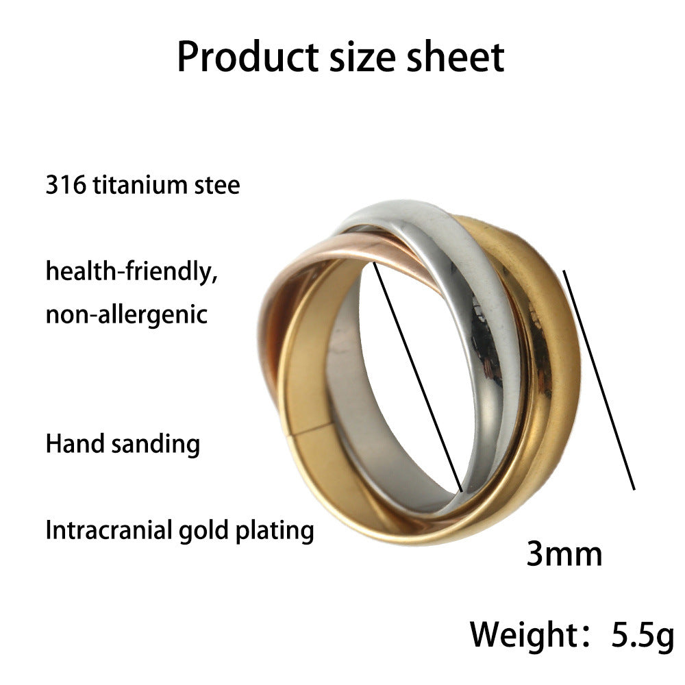 Zarte handwerkliche Ring