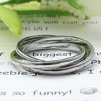 Zarte handwerkliche Ring