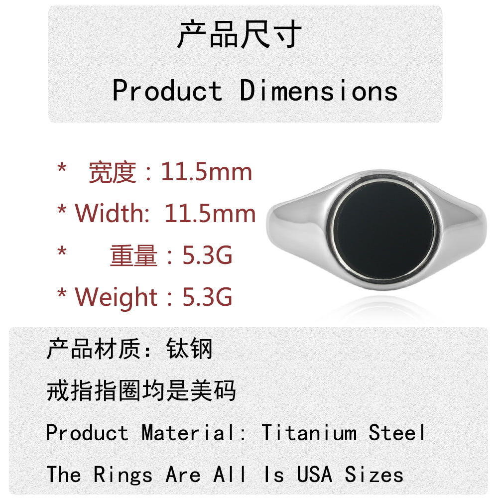 Zarte handwerkliche Ring