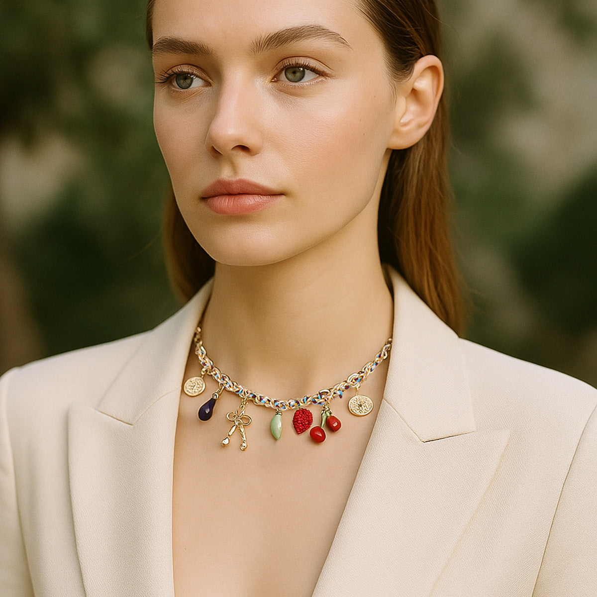 Schöne Halskette mit einzigartigem Stil