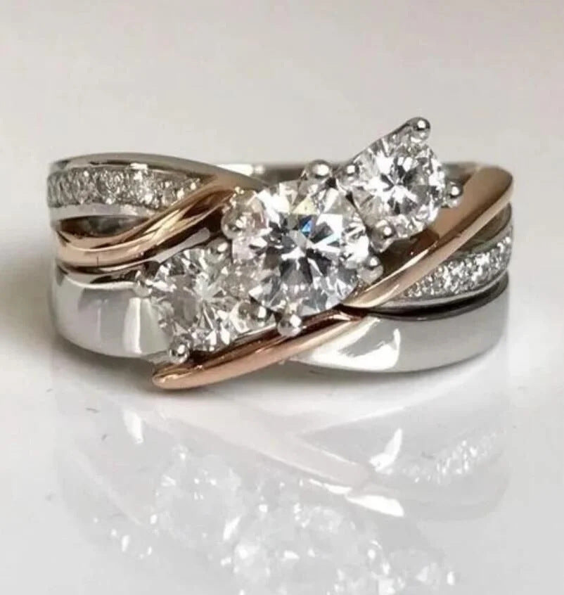 Charmante Gold Ring für jeden Anlass