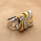 Klassische Gold Ring mit zeitloser Eleganz