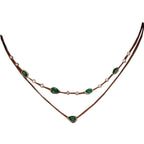 Zarte handwerkliche Halskette