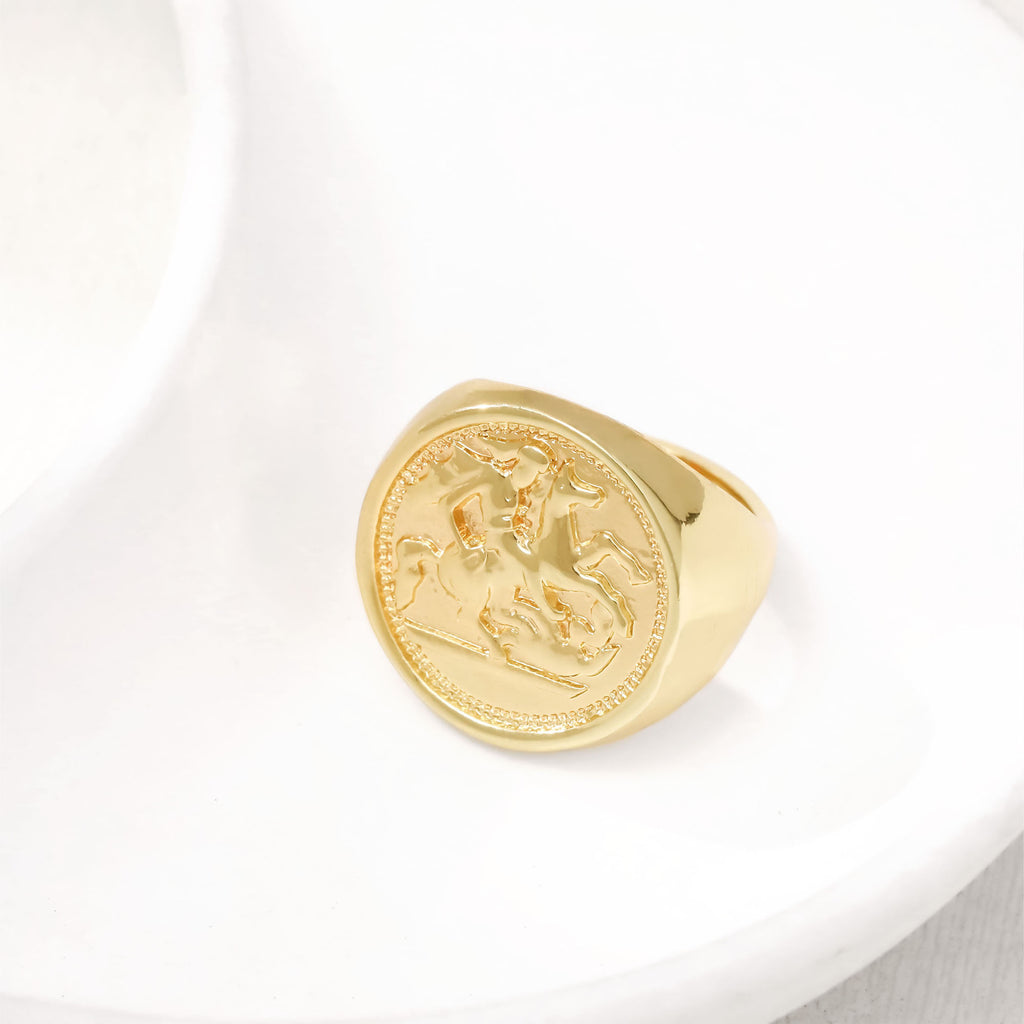 Atemberaubende Gold Ring für den Alltag