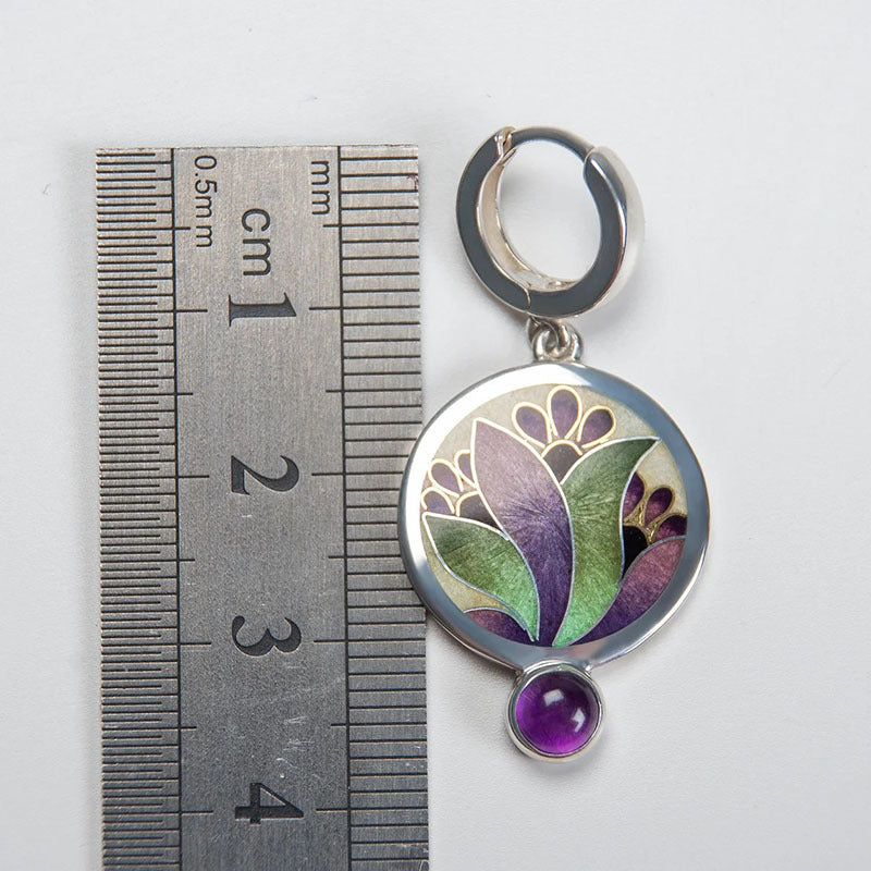 Schöne Silber Ohrring mit einzigartigem Stil