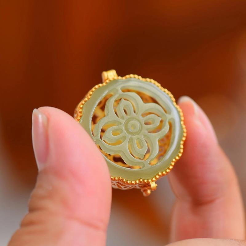 Zarte handwerkliche Gold Halskette