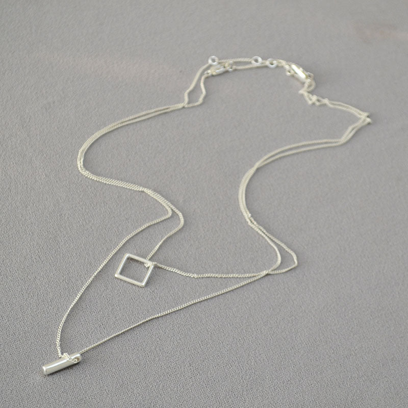 Zarte handwerkliche Gold Halskette