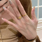 Atemberaubende Gold Ring für den Alltag