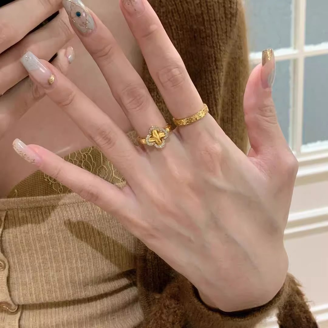 Atemberaubende Gold Ring für den Alltag