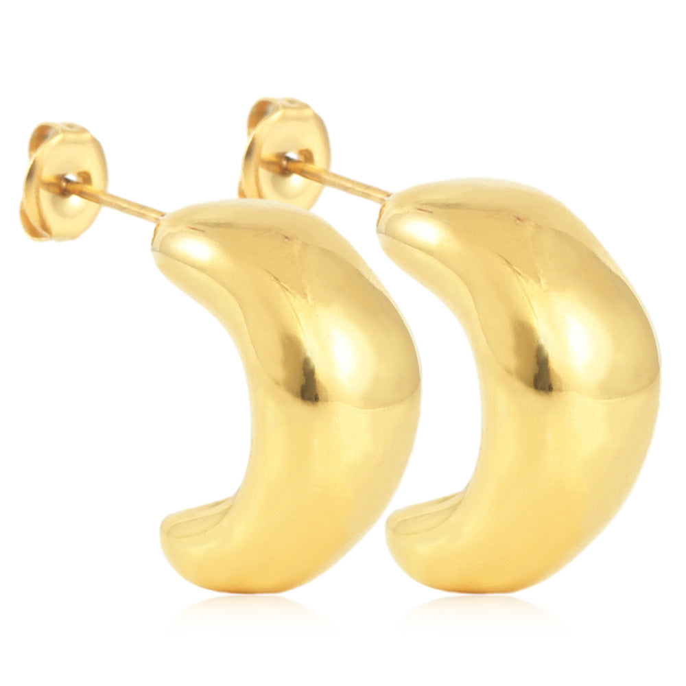 Charmante Gold Ohrring für jeden Anlass