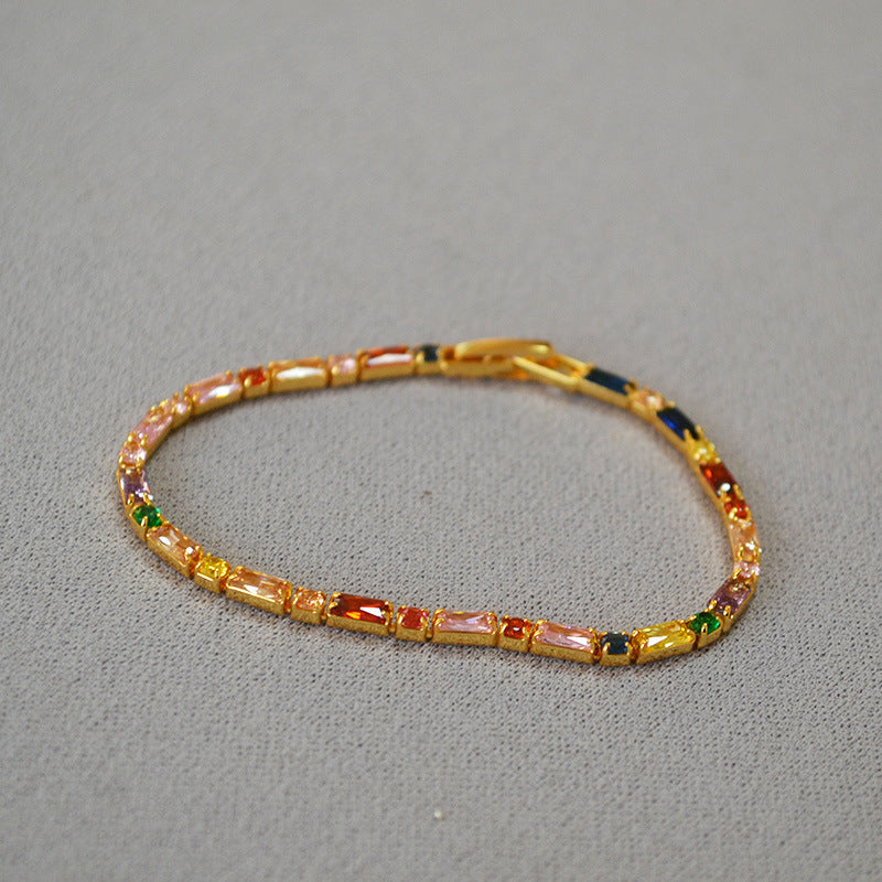 Zarte handwerkliche Gold Armband