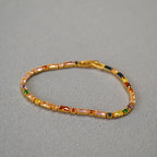 Zarte handwerkliche Gold Armband