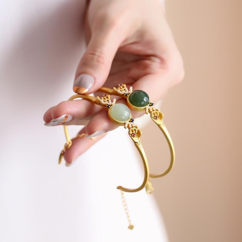 Handgefertigte Vintage Perlen Armband