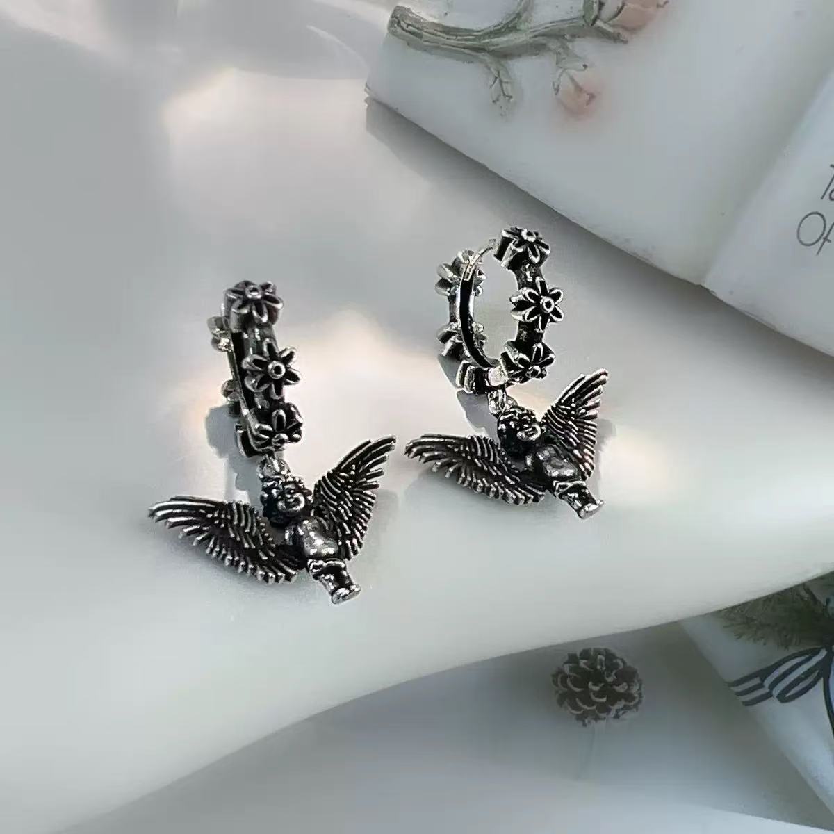 Handgefertigte Vintage Ohrring