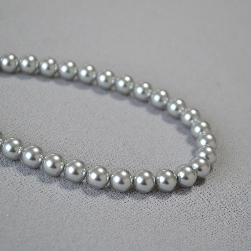 Zarte handwerkliche Silber Halskette