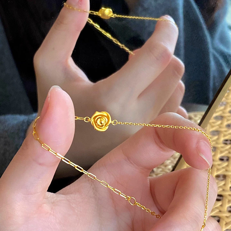 Handgefertigte Vintage Gold Armband