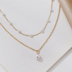 Schöne Perlen Halskette mit einzigartigem Stil