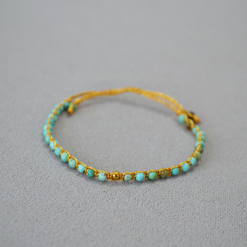 Handgefertigte Vintage Gold Armband