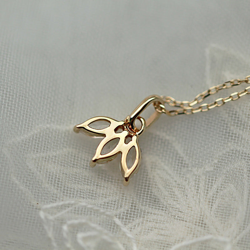 Zarte handwerkliche Halskette