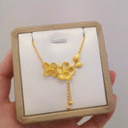 Romantische Gold Halskette für besondere Momente