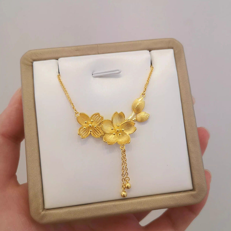 Romantische Gold Halskette für besondere Momente