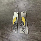 Zarte handwerkliche Ohrring