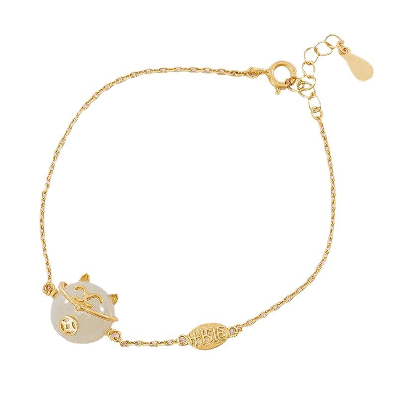 Schöne Gold Armband mit einzigartigem Stil