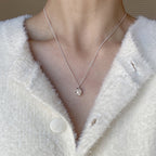 Zarte handwerkliche Perlen Halskette