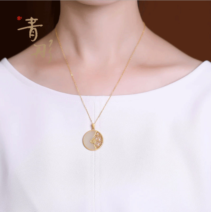 Romantische Gold Halskette für besondere Momente