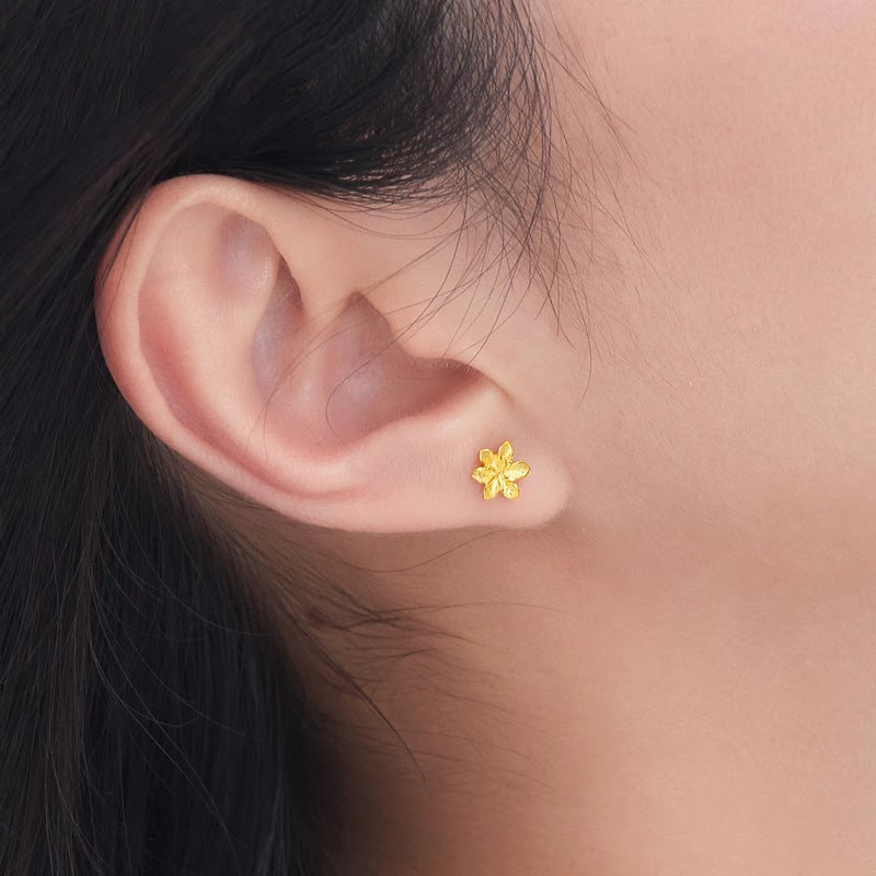 Atemberaubende Gold Ohrring für den Alltag