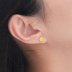 Atemberaubende Gold Ohrring für den Alltag