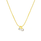 Handgefertigte Vintage Perlen Halskette