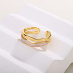 Zarte handwerkliche Ring