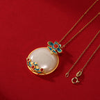 Schöne Silber Halskette mit einzigartigem Stil