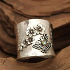 Zarte handwerkliche Ring