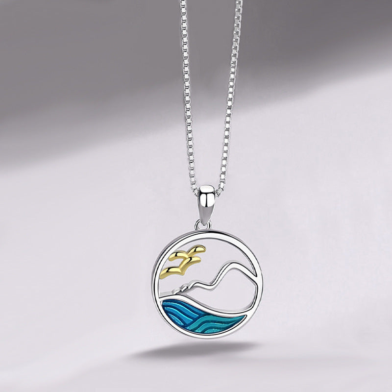 Zarte handwerkliche Halskette