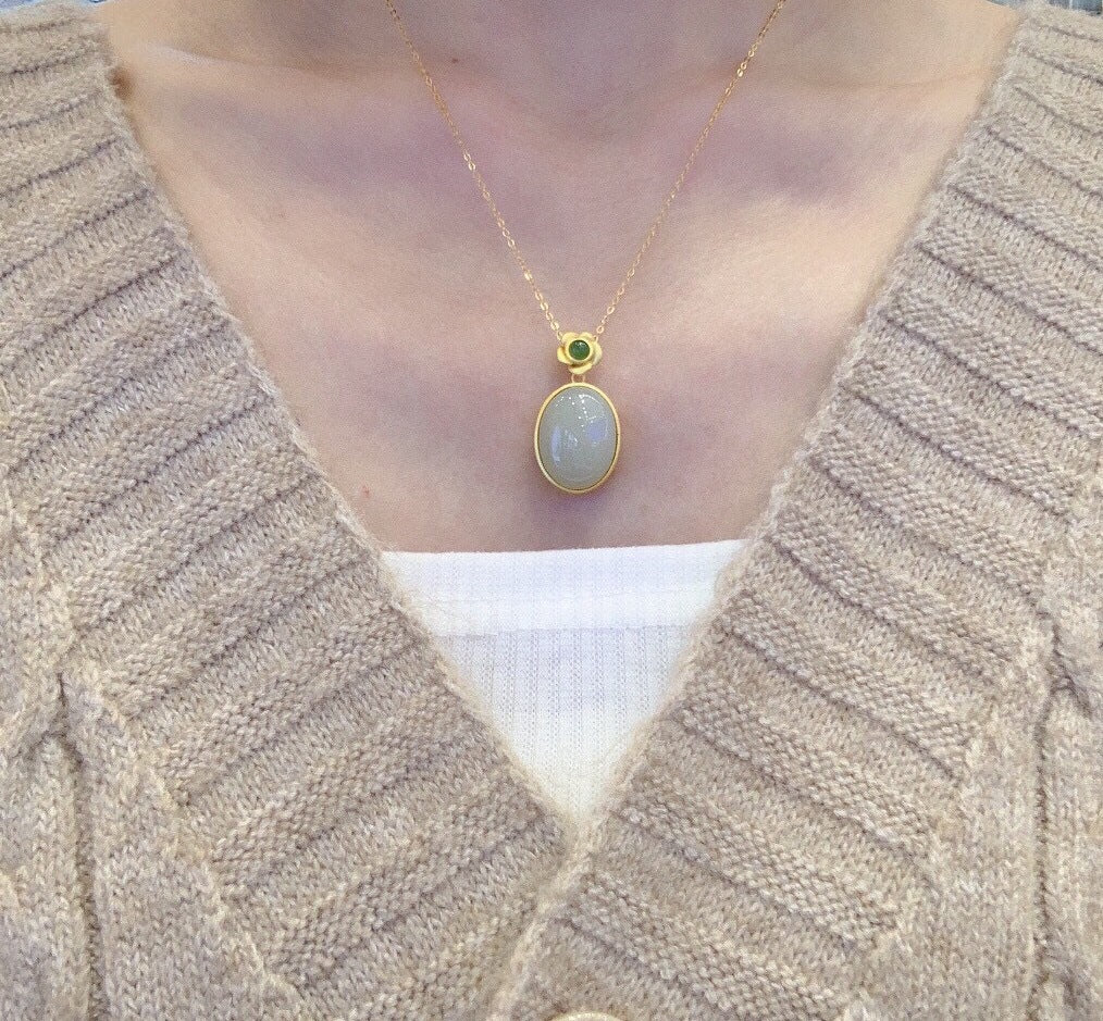 Romantische Silber Halskette für besondere Momente