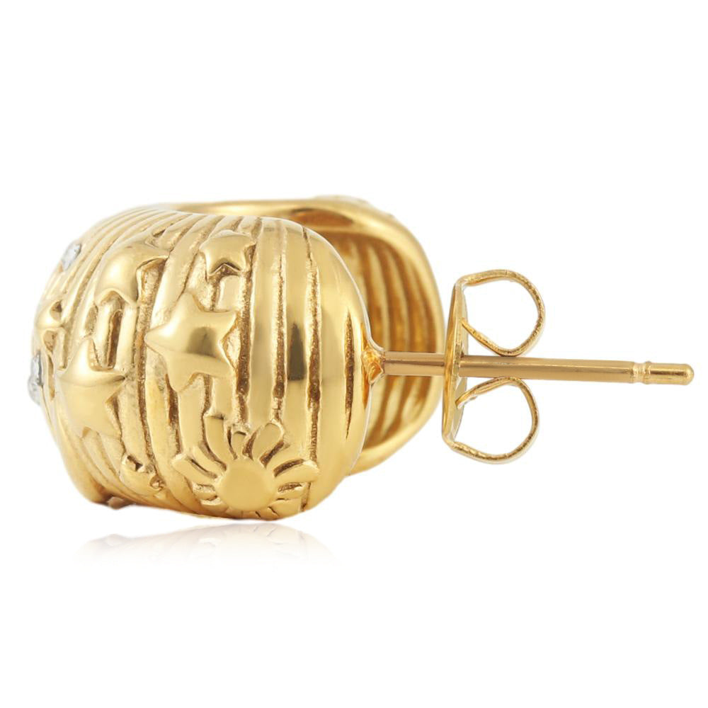 Romantische Gold Ohrring für besondere Momente