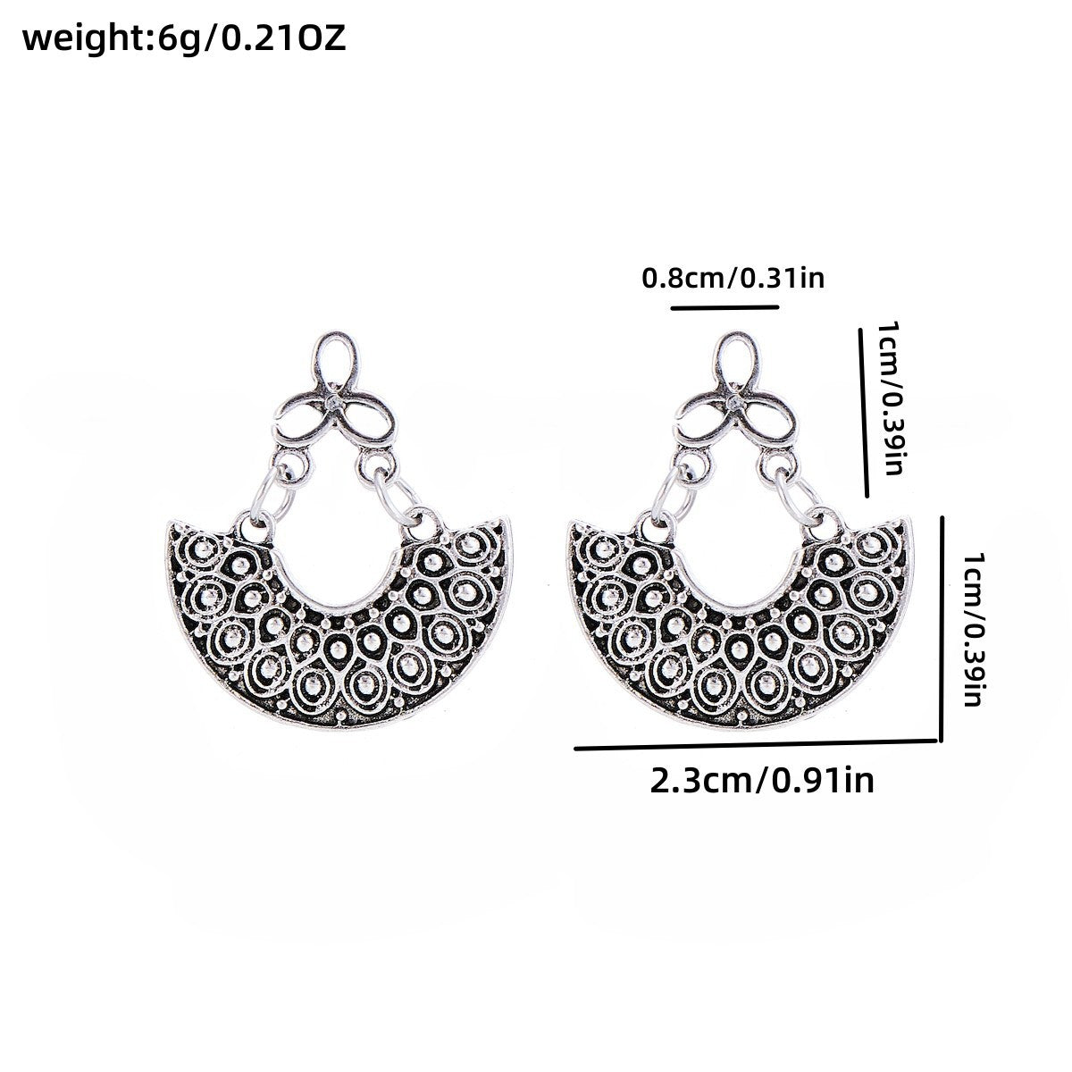 Atemberaubende Ohrring für den Alltag