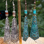 Zarte handwerkliche Ohrring