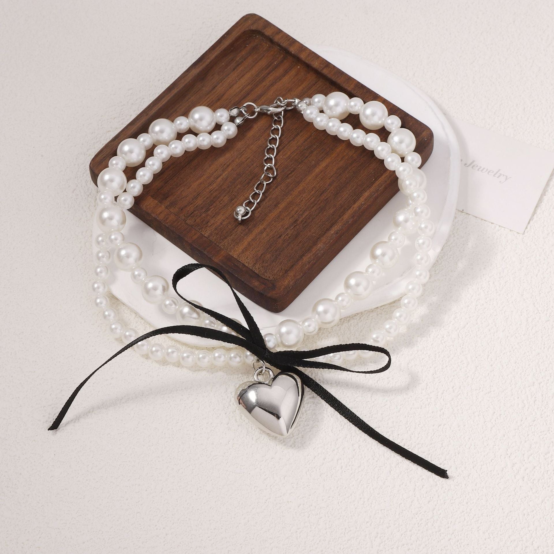 Romantische Perlen Halskette für besondere Momente