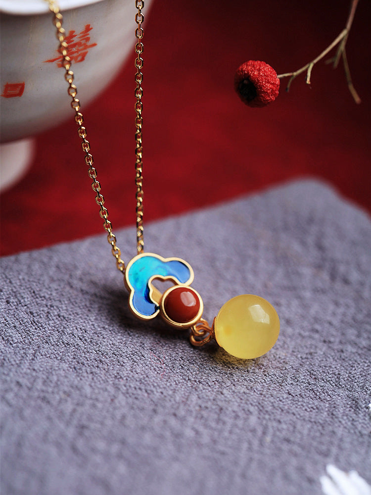 Romantische Gold Halskette für besondere Momente