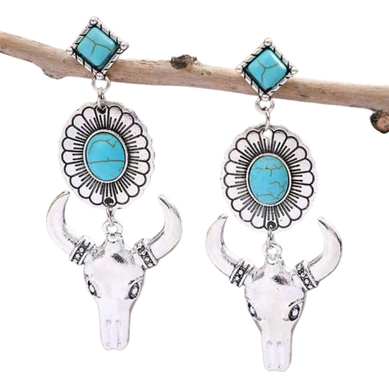 Zarte handwerkliche Ohrring